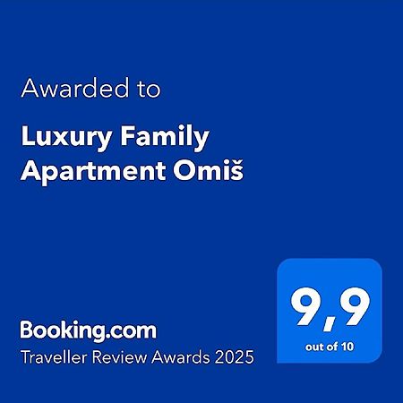 Luxury Family Apartment Omiš Exteriör bild